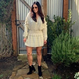 Pinch cream and black long sleeve dress. NWT size small and large